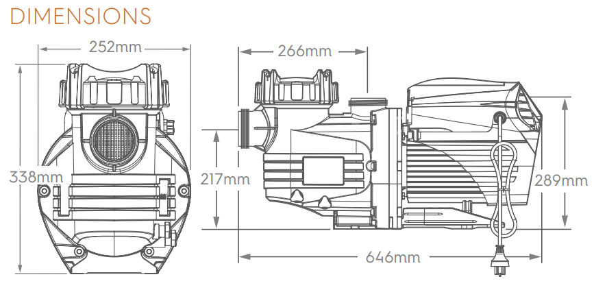 Viron XT Dimensions