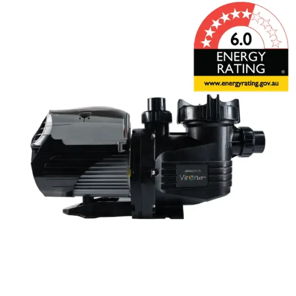 The AstralPool Viron XT MkII P320c Variable Speed Pool Pump is an energy efficient solution for maintaining your pool. Its advanced variable speed technology allows you to adjust the pump's performance to match your pool's specific needs, resulting in significant energy savings and reduced operating costs. The P320c is designed for quiet operation, ensuring minimal disruption to your outdoor environment. Its robust construction and high quality materials provide durability and longevity, making it a reliable choice for pool owners. Additionally, the intuitive interface and programmable settings offer user friendly control over your pool's circulation and filtration systems. With the AstralPool Viron XT MkII P320c, you can enjoy a cleaner, healthier pool while conserving energy and lowering expenses.