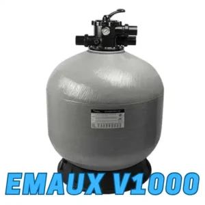 The Emaux V1000 Sand Pool Filter is expertly designed to deliver exceptional filtration for residential pools up to 100,000 litres. Featuring a robust 40 inch fiberglass reinforced tank, the V1000 is built to withstand high pressure operation and harsh weather conditions, ensuring long lasting durability and reliable performance.
Equipped with a versatile 6 way multiport valve, the V1000 makes pool maintenance simple and efficient. With a quick turn of the handle, you can easily switch between essential functions like filtration, backwashing, rinsing and recirculation. Using premium quality sand as its filtration medium, the V1000 effectively captures dirt, debris and impurities, keeping your pool water consistently clean and clear.
Convenience is a top priority with the V1000’s design. It includes a built in pressure gauge for real time performance monitoring and a quick connect system for hassle free installation and maintenance. Specifically engineered for extra large residential pools, the V1000 combines advanced filtration technology with a user friendly interface to meet the needs of modern pool owners.
Combining superior engineering, rugged construction and intuitive operation, the Emaux V1000 Sand Filter is a reliable and efficient solution for maintaining pristine pool water with minimal effort. Whether upgrading your current system or setting up a new pool, the V1000 delivers consistent, worry free filtration year round.